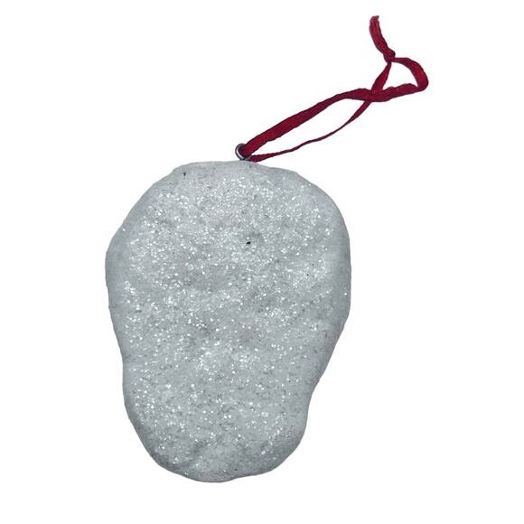 Glitter Snowman Ornament Making Snow Angel - Black Hat, Red Gloves, Bow Tie - Picture 2 of 2